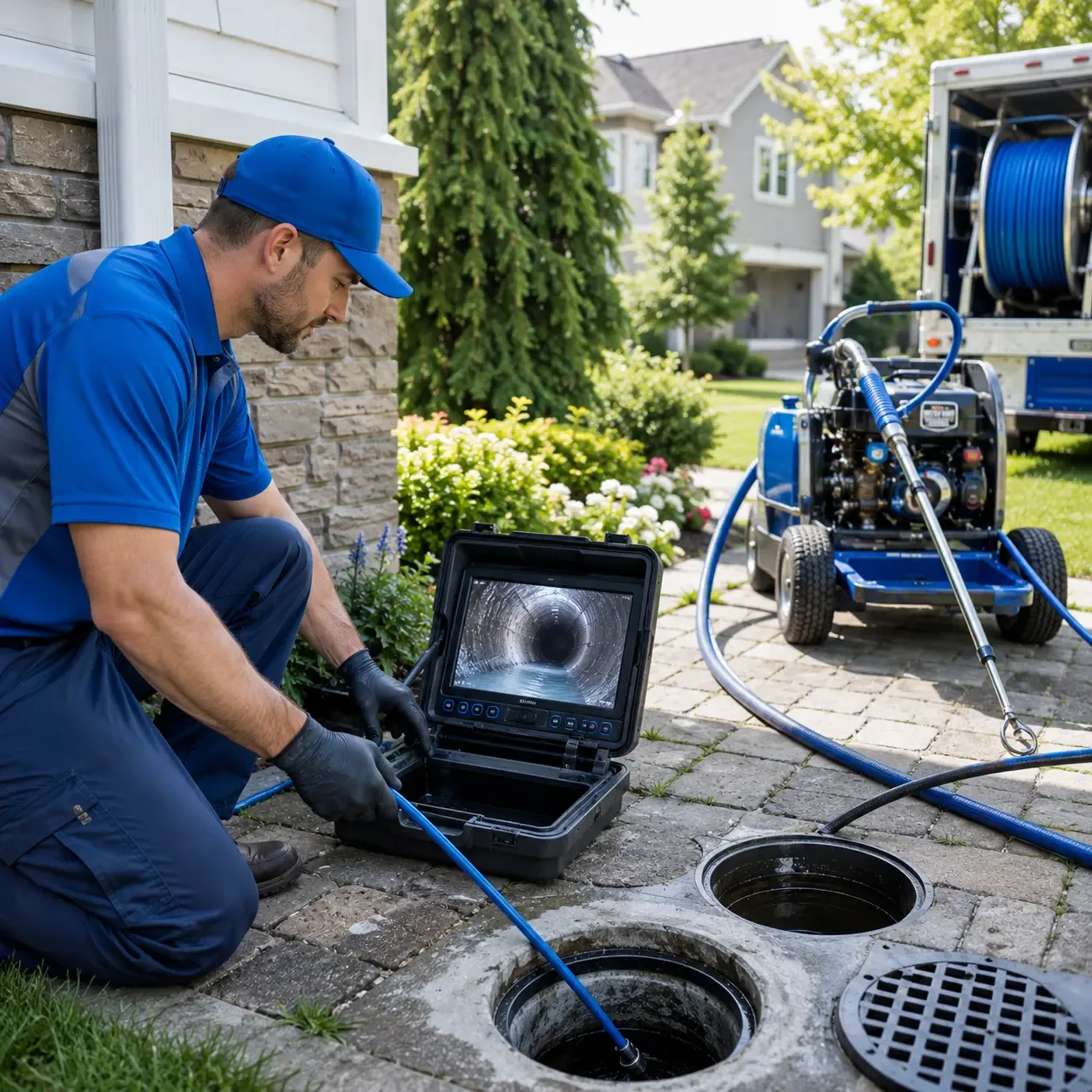Outdoor drain cleaning professionals serving Armada, MI